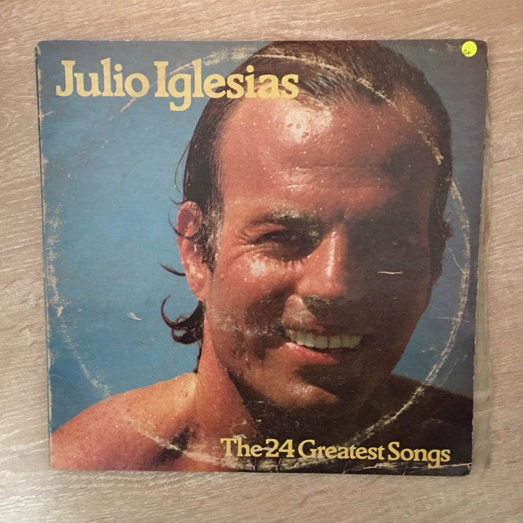 Julio I)glesias - 24 Greatest Songs - Vinyl LP Record - Opened  - Good+ Quality (G+) - C-Plan Audio