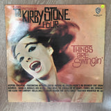 The Spectacular Kirby Stone Four-  Thing's Are Swingin' - Vinyl LP Record - Opened  - Very-Good+ Quality (VG+) - C-Plan Audio