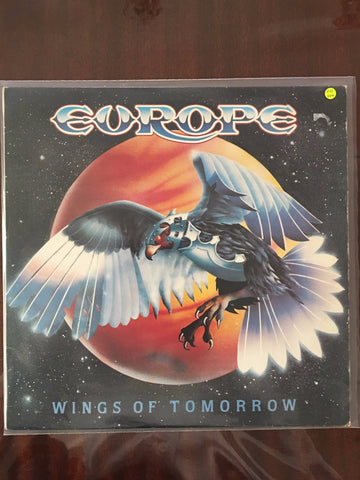 Europe - Wings of Tomorrow - Vinyl LP - Opened  - Very-Good+ Quality (VG+) - C-Plan Audio