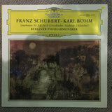 Franz Schubert • Karl Böhm, Berliner Philharmoniker ‎– Symphonien Nr. 5 & Nr. 8  - Vinyl LP Record  - Opened  - Very-Good+ Quality (VG+) - C-Plan Audio