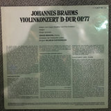 ohannes Brahms / Yehudi Menuhin , Violine ‧ Orchester Der Festspiele Lucern ‧ Wilhelm Furtwängler ‎– Konzert Für Violine Und Orchester D-dur Op. 77 - Vinyl LP Record - Opened  - Very-Good- Quality (VG-) - C-Plan Audio