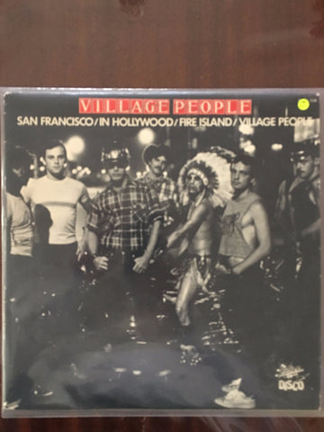 Village People ‎– San Francisco / In Hollywood / Fire Island  - Vinyl LP - Opened  - Very-Good+ Quality (VG+) - C-Plan Audio