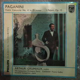 Paganini Violin Concerto no. 4 Arthur Grumiaux - Vinyl LP Record  - Opened  - Very-Good+ Quality (VG+) - C-Plan Audio