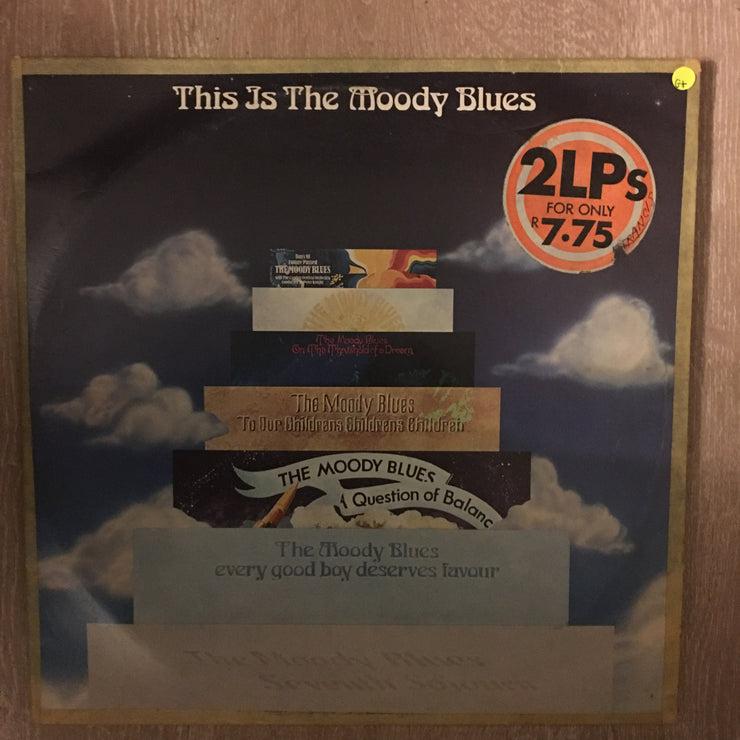 This is The Moody Blues - Double Vinyl LP Record - Opened  - Very-Good Quality (VG) - C-Plan Audio