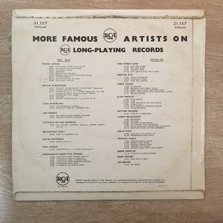 Richard Crooks - Souvenirs - Vinyl  - Vinyl LP Record - Opened  - Very-Good Quality (VG) - C-Plan Audio