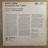Saint-Saëns - Jean Martinon, Orchestre National De La RTF ‎– Symphonies - No. 1 In E Flat (1855) / No. 2 In A Minor (1878) - Vinyl LP Record - Opened  - Very-Good+ Quality (VG+) - C-Plan Audio