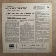 Prokofiev, Saint-Saëns - Efrem Kurtz Conducting The Philharmonia Orchestra ‎– Peter And The Wolf / Carnival Of The Animals - Vinyl LP Record - Opened  - Very-Good+ Quality (VG+) - C-Plan Audio