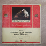 Wilhelm Furtwängler - Beethoven Symphiny No 4 in B Flat Minor - Vienna Philharmonic -  Vinyl Record - Opened  - Good+ Quality (G+) - C-Plan Audio