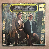 Domingo / Milnes ‎– Great Operatic Duets ‎- Vinyl LP Record - Opened  - Very-Good+ Quality (VG+) - C-Plan Audio