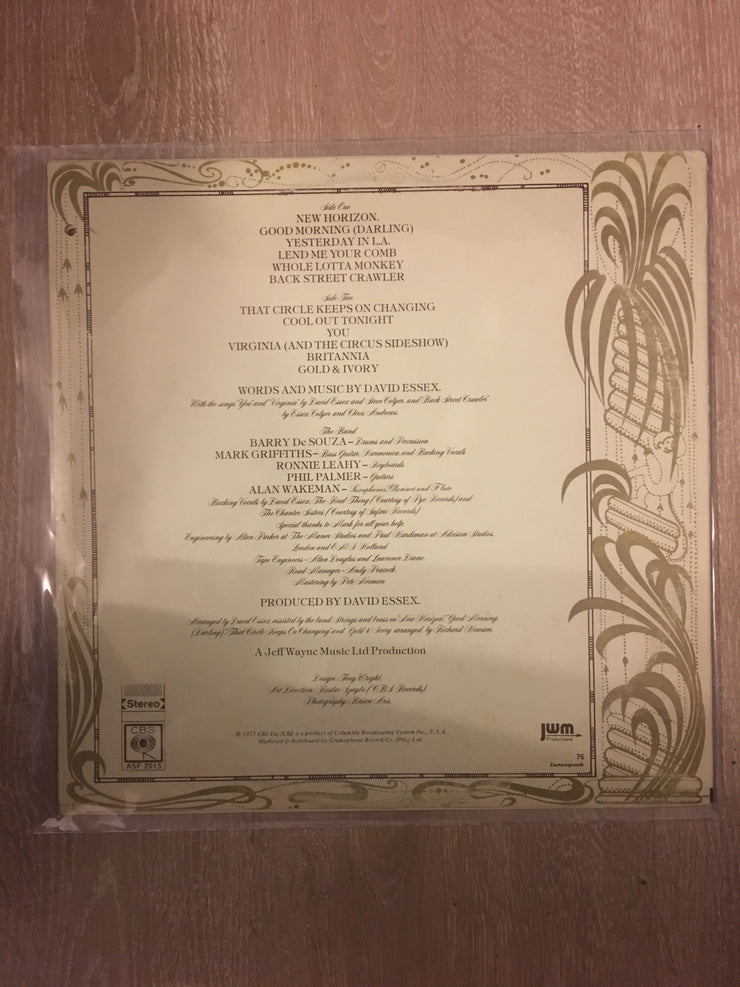David Essex - Gold and Ivory - Vinyl LP - Opened  - Very-Good+ Quality (VG+) - C-Plan Audio