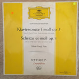 Johannes Brahms, Wilhelm Kempff ‎– Klaviersonate F-Moll Op. 5 / Scherzo Es-Moll, Op. 4 - Vinyl Record - Opened  - Very-Good+ Quality (VG+) - C-Plan Audio