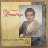 Placido Domingo ‎– The Essential Domingo Popular Songs And Arias - Vinyl Record - Opened  - Very-Good+ Quality (VG+) - C-Plan Audio