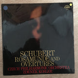 Schubert / Czech Philharmonic Orchestra / Zdeněk Košler ‎– Rosamunde And Overtures - Vinyl LP Record - Opened  - Very-Good Quality (VG) - C-Plan Audio