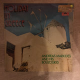 Andreas Markides and His Bazoukas - Holiday In Greece - Vinyl LP Record - Opened  - Good+ Quality (G+) - C-Plan Audio