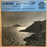 Rachmaninov - Julius Katchen, New Symphony Orchestra Of London, Anatole Fistoulari ‎– Second Piano Concerto – Vinyl LP Record - Opened  - Very-Good+ Quality (VG+) - C-Plan Audio
