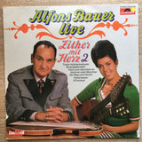 Alfons Bauer Zither Mit Herz  ‎- Vinyl LP Record - Opened  - Very-Good+ Quality (VG+) - C-Plan Audio