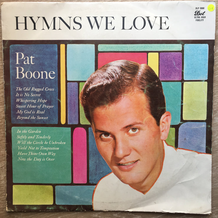 Pat Boone ‎– Hymns We Love – Vinyl LP Record - Opened  - Good+ Quality (G+) - C-Plan Audio