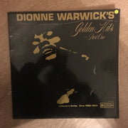 Dionne Warwick - Golden Hits Part One - Vinyl LP Record - Opened  - Very-Good Quality (VG) - C-Plan Audio