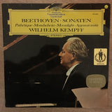 Ludwig van Beethoven - Wilhelm Kempff ‎– Piano Sonatas 8, 14, 23 ‎- Vinyl LP Record - Opened  - Very-Good+ Quality (VG+) - C-Plan Audio