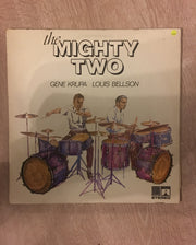 The Mighty Two  - Gene Krupa & Louis Bellson - Vinyl LP Record - Opened  - Very-Good+ Quality (VG+) - C-Plan Audio