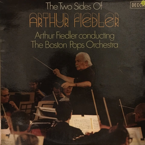 The Two Sides of Arthur Fiedler Conducting the Boston Pops Orchestra - Vinyl LP Record - Opened  - Very-Good Quality (VG) - C-Plan Audio