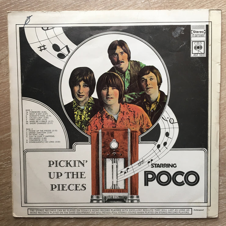 Poco ‎– Pickin' Up The Pieces  - Vinyl LP Record - Opened  - Very-Good+ Quality (VG+) - C-Plan Audio