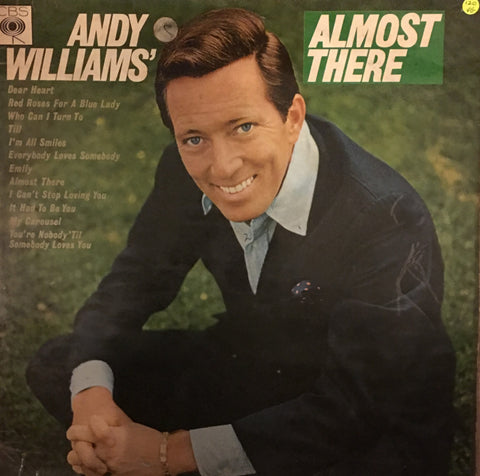Andy Williams - Almost There - Vinyl LP Record - Opened  - Very-Good Quality (VG) - C-Plan Audio