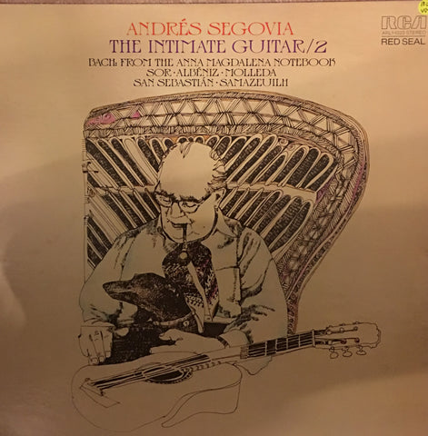 Andrés Segovia ‎– The Intimate Guitar / 2 - Vinyl LP Record - Opened  - Very-Good Quality+ (VG+) - C-Plan Audio