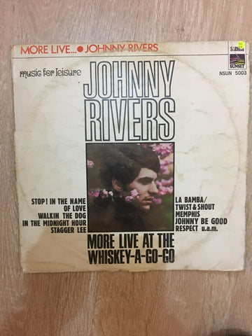 Johnny Rivers  - More Live At The Whiskey A -Go-Go - Vinyl LP Record - Opened  - Good+ Quality (G+) - C-Plan Audio