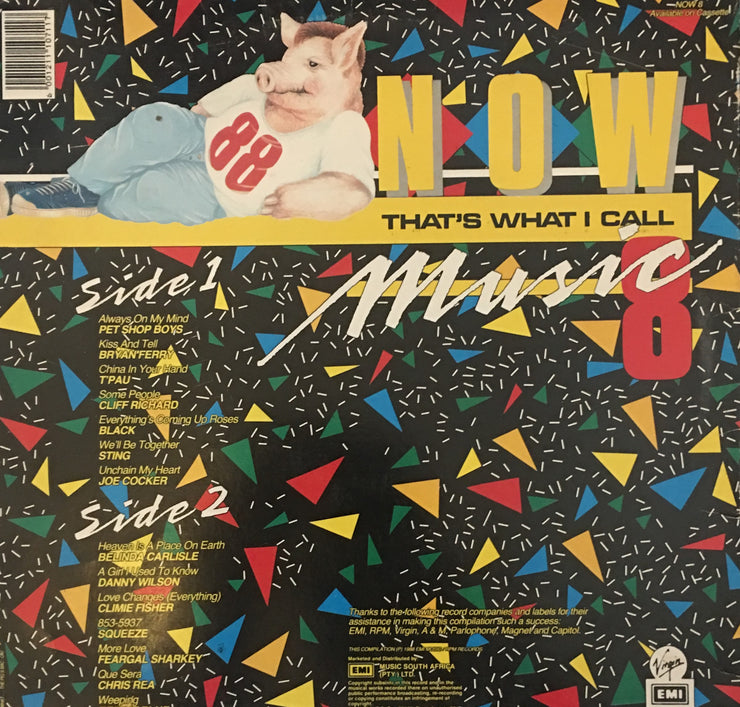 Various - Original Artists - Now That's What I Call Music Vol 8 - Vinyl LP Record - Opened  - Very-Good+ Quality (VG+) - C-Plan Audio