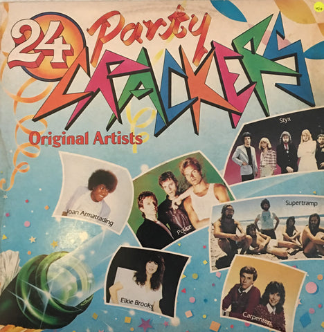 24 Party Crackers - Various - (Original Artists) - Vinyl LP Record - Opened  - Very-Good+ Quality (VG+) - C-Plan Audio