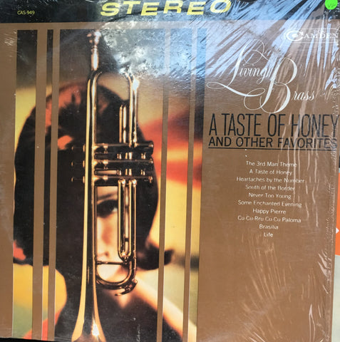 Various - Living Brass  - A Taste of Honey and Other Favourites - Vinyl LP Record - Opened  - Very-Good Quality (VG) - C-Plan Audio