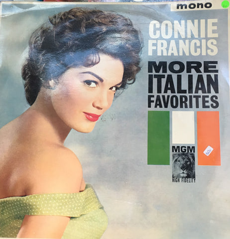 Connie Francis - More Italian Favourites - Vinyl LP Record - Opened  - Good+ Quality (G+) - C-Plan Audio