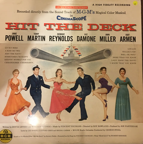 Hit the Deck - Original Cast Album - Vinyl LP Record - Opened  - Very-Good Quality (VG) - C-Plan Audio