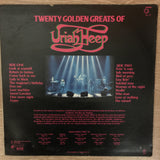 Uriah Heep ‎– Twenty Golden Greats Of Uriah Heep -  Vinyl LP Record - Very-Good+ Quality (VG+) - C-Plan Audio