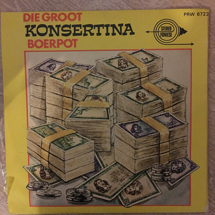 Die Grrot Konsertina Boerpot - Vinyl LP Record - Opened  - Very-Good Quality (VG) - C-Plan Audio