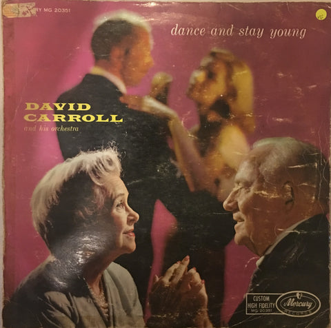 David Carroll and His Orchestra - Dance and Stay Young - Vinyl LP Record - Opened  - Very-Good Quality (VG) - C-Plan Audio