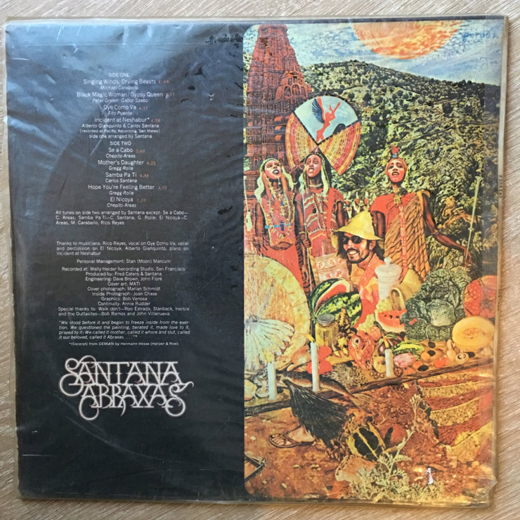 Santana - Abraxas - Vinyl LP Record - Opened  - Good Quality (G) - C-Plan Audio