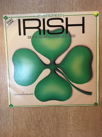 Evergreen Irish Songs and Melodies - Double Vinyl LP Record - Opened  - Good Quality (G) - C-Plan Audio