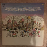 Bernstein Conducts Shostakovich ‎– Symphony No. 1 / Symphony No. 9 ‎- Vinyl LP Record - Opened  - Very-Good+ Quality (VG+) - C-Plan Audio