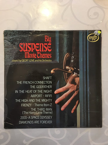 Geoff Love and His Orchestra - Big Suspense Movie Themes - Vinyl LP Record - Opened  - Very-Good+ Quality (VG+) - C-Plan Audio