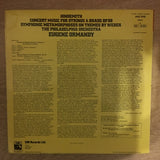 Hindemith, The Philadelphia Orchestra, Eugene Ormandy ‎– Concert Music For Strings & Brass, Op. 50 / Symphonic Metamorphoses On Themes By Weber -  Vinyl LP Record - Opened  - Very-Good+ Quality (VG+) - C-Plan Audio
