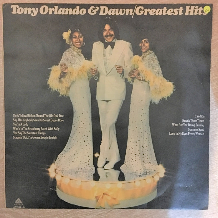 Tony Orlando & Dawn ‎– Greatest Hits -  Vinyl LP Record - Very-Good+ Quality (VG+) - C-Plan Audio