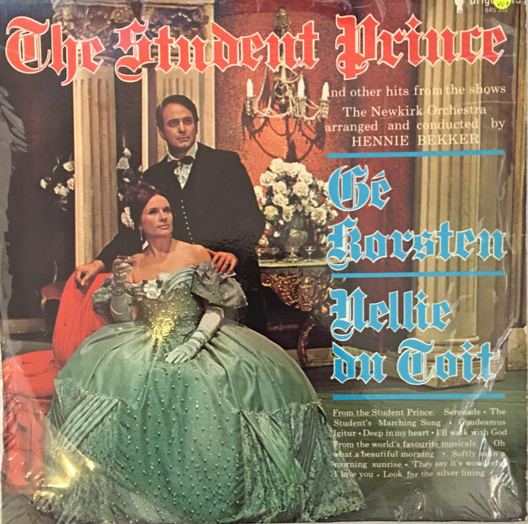 Ge Korsten - The Student Prince  - Vinyl LP Record - Opened  - Very-Good+ Quality (VG+) - C-Plan Audio