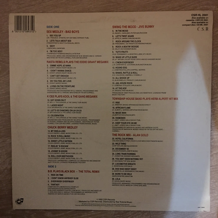 Various - Party Mix - Over 45 Non-Stop Hits - High Quality Digitally Remastered - Vinyl LP Record - Very-Good+ Quality (VG+) - C-Plan Audio