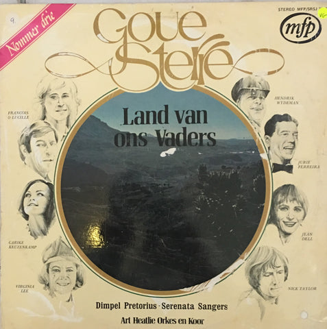 Goue Sterre - Land Van Ons Vaders  - Vinyl LP Record - Opened  - Very-Good- Quality (VG-) - C-Plan Audio