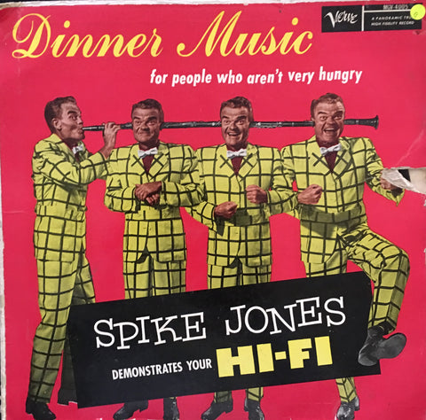 Spike Jones ‎– Dinner Music (For People Who Aren't Very Hungry) - Vinyl LP Record - Opened  - Good Quality (G) - C-Plan Audio