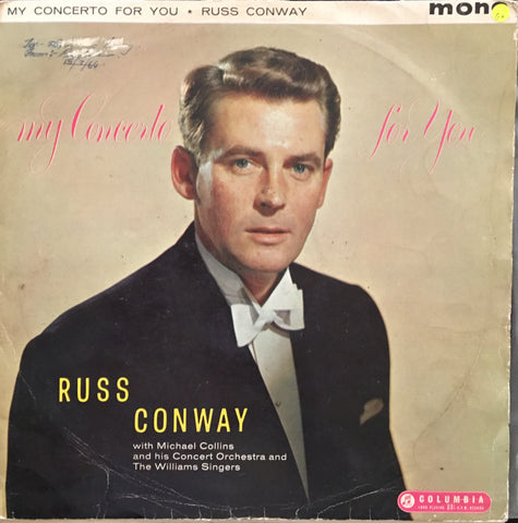 Russ Conway - My Concerto for You  with Michael Collins - Vinyl LP Record - Opened  - Good+ Quality (G+) - C-Plan Audio