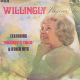 Virginia Lee- Willingly - Vinyl LP Record - Opened  - Good Quality (G) - C-Plan Audio