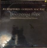Jo Stafford  Gordon MacRae ‎– Whispering Hope - Vinyl LP - Opened  - Very-Good+ Quality (VG+) - C-Plan Audio
